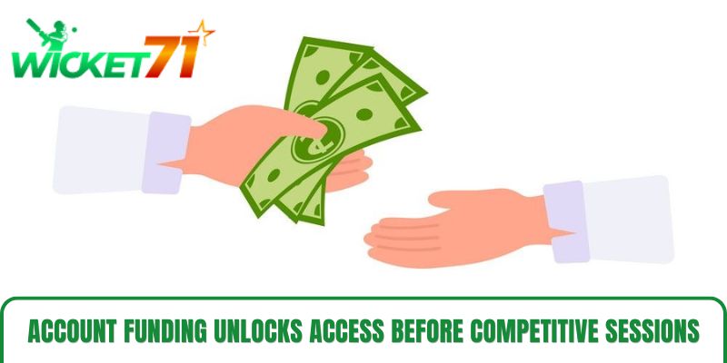 Account funding unlocks access before competitive sessions begin Account funding unlocks access before competitive sessions begin