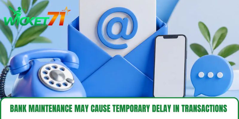 Bank maintenance may cause temporary delay in transactions Bank maintenance may cause temporary delay in transactions