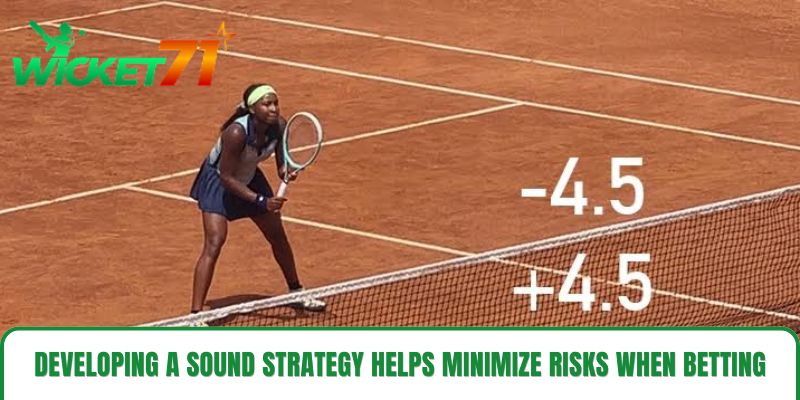 Developing a sound strategy helps minimize risks when betting. Developing a sound strategy helps minimize risks when betting.